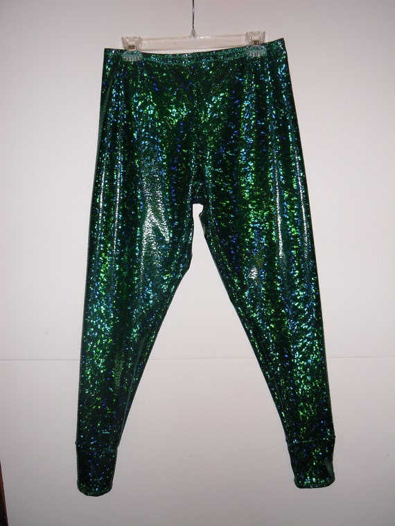 Reserved for shinianen-Green Metallic leggings