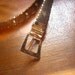 Whiting and Davis Ladies Belt 80's Disco Mod Mesh Shiny Rare