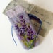 Wet Felted Eyeglasses Case Lavender blooms Ready to Ship
