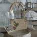 Ephemera art... BIRDCAGE... altered art Vintage european flea market chic