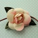 Vintage millinery rose duo tone pink spray hat adornment