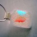 Butterfly Dichroic Pendant Beautiful Iridescent Layers of Sparkling Glass