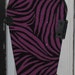 Purple striped coffin case