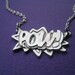 POW Superhero Charm Necklace, Comic hero (LAST ONE)