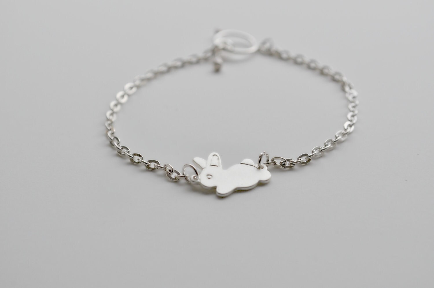 Little Bunny Rabbit bracelet silver