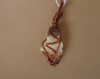 Opal Butte Opal Wire Wrapped Cabachone