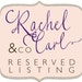 RESERVED Listing for Kendra Duff for Dessert Cards for August Wedding