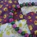 Green and Purple Chunky Stone Anklet
