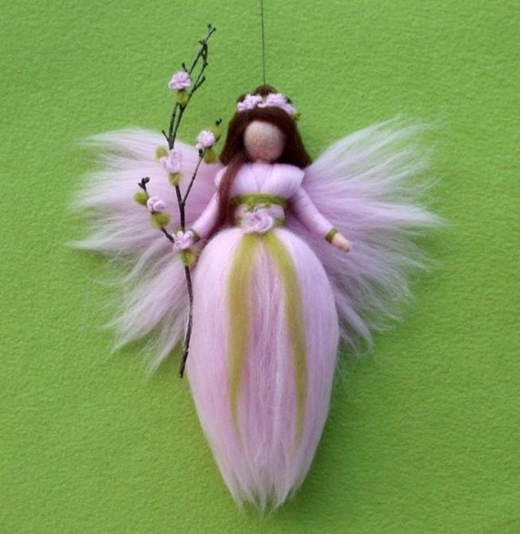 Needle Felted Wool Fairy or Angel Instructions Pattern PDF How