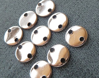 Metal discs holes | Etsy