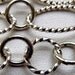 4 Feet Silver Plated Chain Link - Multi Size Round and Oval, Smooth and Textured CLOSED Links