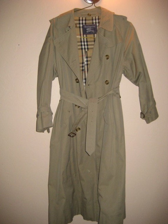 Vintage Burberry Trench Coat by ldelaat on Etsy