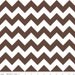 Brown and White Chevron Cotton for Riley Blake, 1 Yard