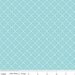 Aqua Blue Geometric Damask Fabric, Dress Up Days For Riley Blake, Damask Print in Blue, 1 Yard