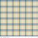 Blue Green and Red Plaid Fabric, Seaside by October Afternoon for Riley Blake, Trunks Print in Blue, 1 Yard