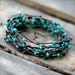Brown/Turquoise BIRDS NEST Wrap Bracelet