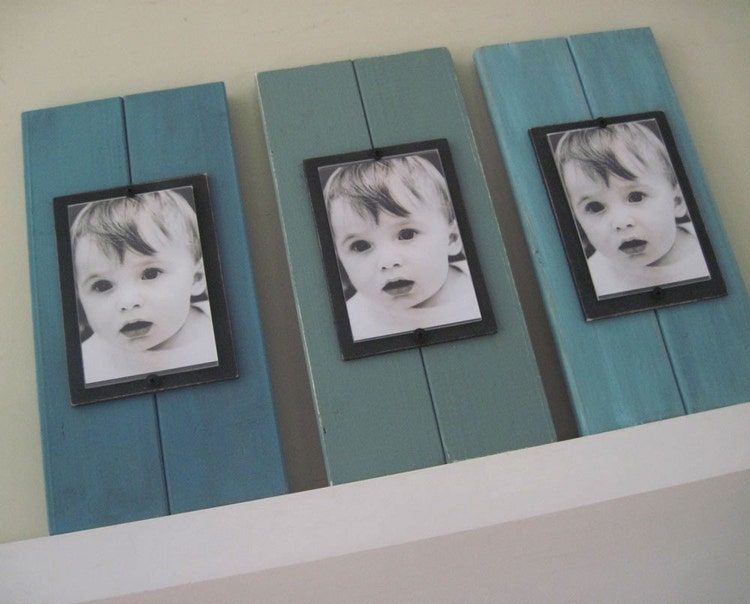 This Popular Set of Three Plank Frames with by ProjectCottage