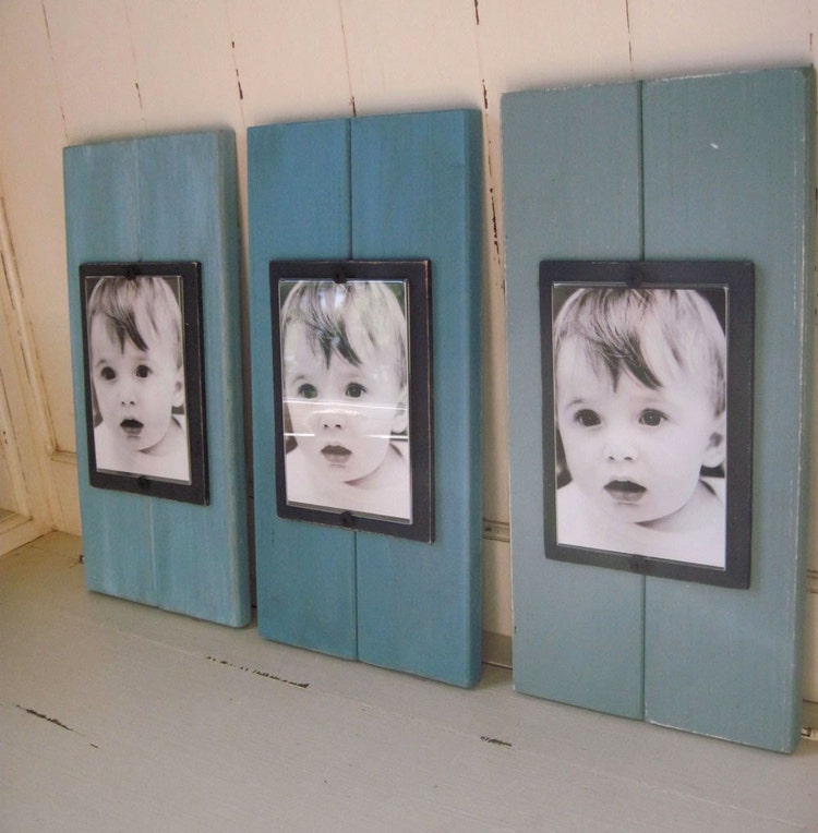 This Popular Set of Three Plank Frames with by ProjectCottage