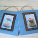 Custom for Kimberly Set of 2 Seafoam Plank Frames