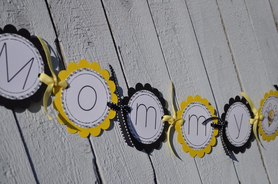 Bee Baby Shower Banner - Bumble Bee Baby Shower Decorations - Mommy To Bee Il_570xn