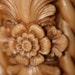 Vintage German Figural Baroque Floral Pillar Candle