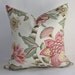 SALE // Bold Floral Pillow Cover / 18x18 / Free Domestic Shipping