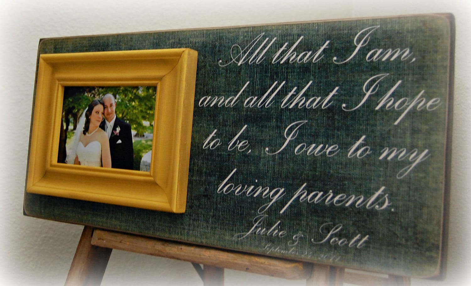 Wedding Gifts For Parents Personalized Picture Frame Custom