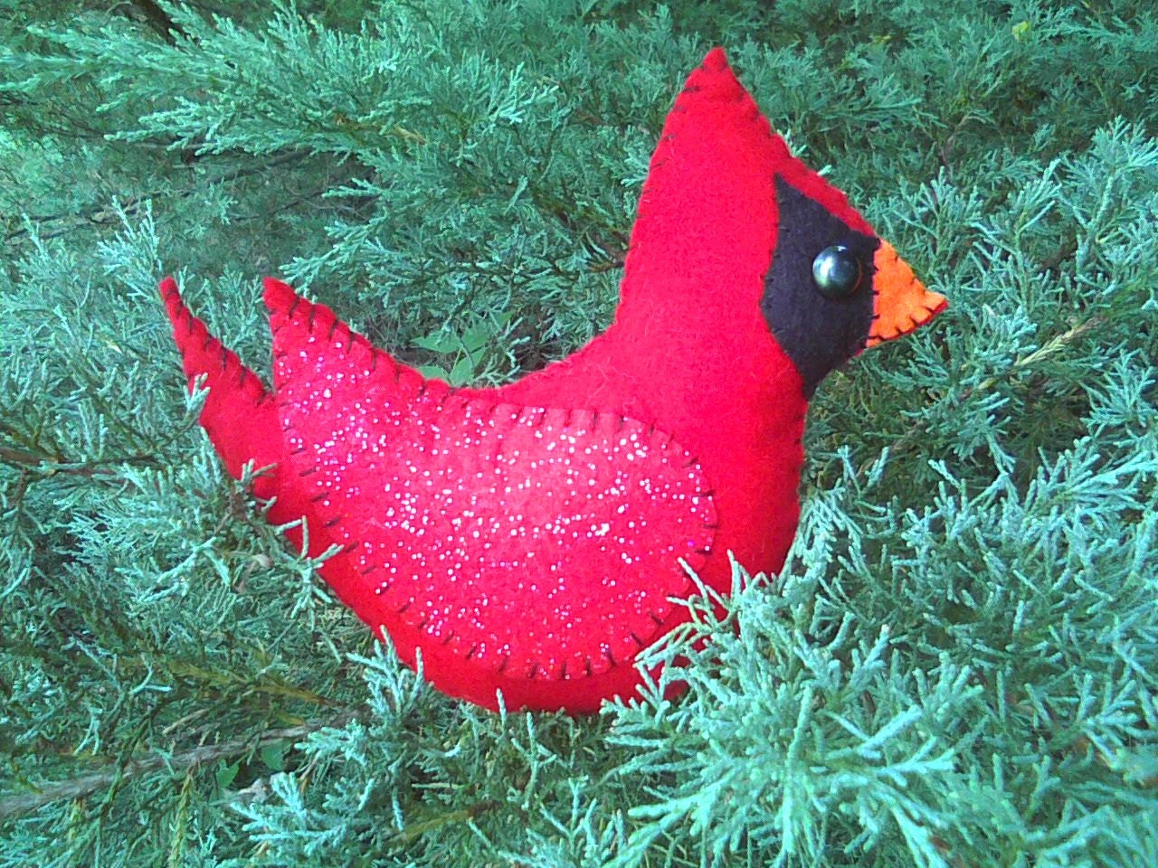 Extra Large Cardinal Christmas Tree Topper