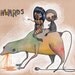 SALE Onwards - A4 Print - steampunk gas mask bizarre creepy creature rainbow vomit fantasy adventure character electric plug cord fallout