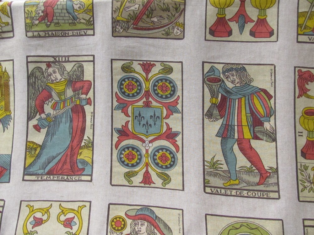 TAROT Cards fabric original print by design legacy