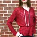 Vintage 1970s Maroon Long Sleeved Hippie Shirt