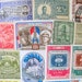 Latin Love 50 Vintage Worldwide Latin American Postage Stamps Philately Hispanic Central South America Mexico Brasil