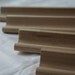 Wood Tile Trays Set of 10