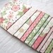 Handmade Standard Envelopes PINK AND GREEN Set of 12