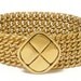 CHANEL Stunning Vintage Quilted Detail Bracelet