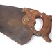 RESERVED for Keith / Vintage Horned Hand Saw / Warranted Superior / Cleveland / REDUCED