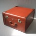 Reserved for Christine / Vintage Leather Luggage / Miller Flagship / New York / Suitcase