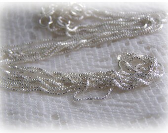 24" Sterling Silver Italian Box Chain