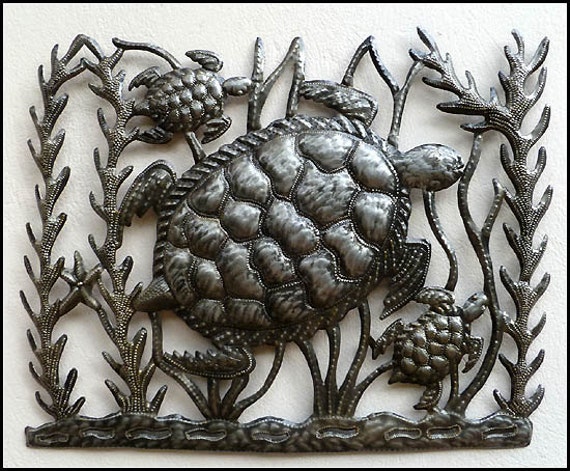 Metal Turtle Wall Decor