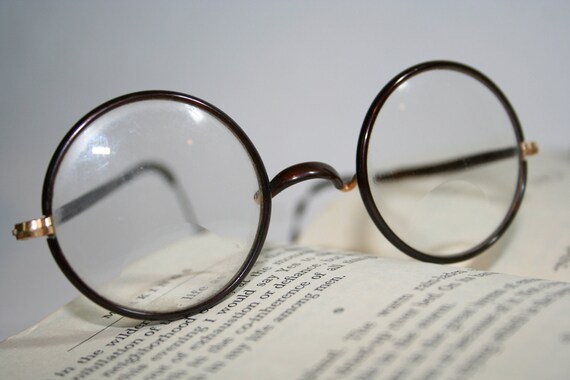 Harry Potter Round Eyeglasses With Wrap Around Ear Piece Circa