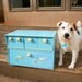 Vintage Breadbox, Kitchen Canisters, Turqouise Blue from the Farm House Kitchen