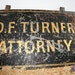 Hanging Metal Sign - Attorney