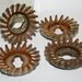 4 Gears, Industrial, Rusty and lovely