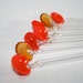 7 Glass Straw Spoons for Rootbeer Floats