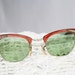 Red Frame Green Lens Cat Eye Sunglasses........I.2