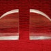 Solid Lucite Bookends