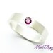 Pink Gemstone Ring handmade in Sterling Silver