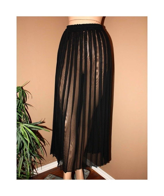 chiffon evening skirt