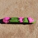 Pink and Green Patchwork Zombie Barrette