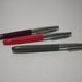 3 Vintage Platignum Fountain Pens Bi Colour Cases Medium Nibs All Working